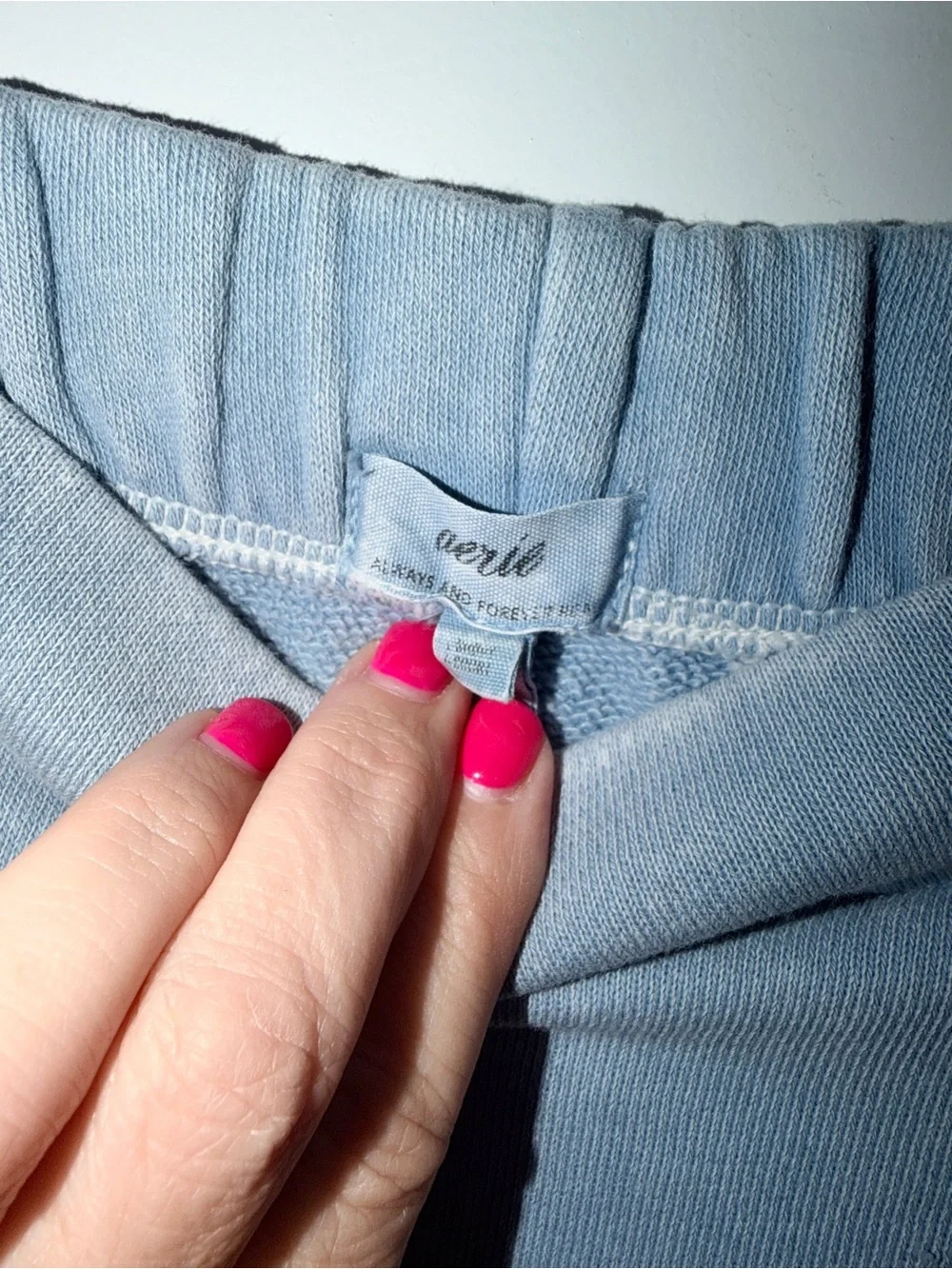 aerie New Heights Turtleneck Sweatshirt and Fleece Trousers Cloud Blue